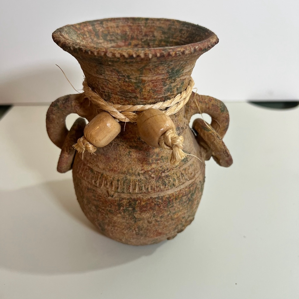 Vintage Unbranded Vase, pottery Home Decor, 5 inches, Brown